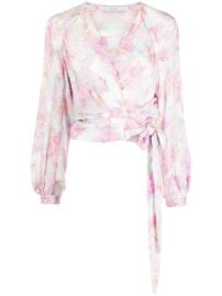 IRO Freddi V-neck Wrap Blouse - at Farfetch